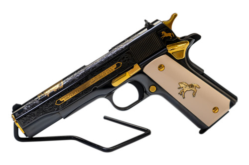 Colt 1911 Government Armsmear .45 ACP Limited Edition 5" NM Barrel, Ivory Grips, Blued