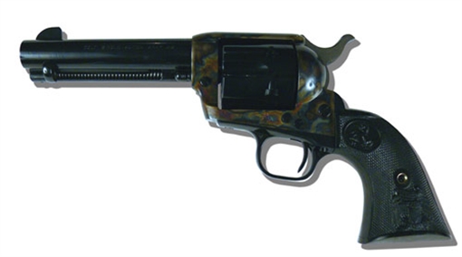 Colt Mfg Single Action Army Peacemaker 45 Colt (LC) 6 Shot 5.50" Blued Barrel & Cylinder, Color Case Hardened Frame, Black Polymer Grip P1850