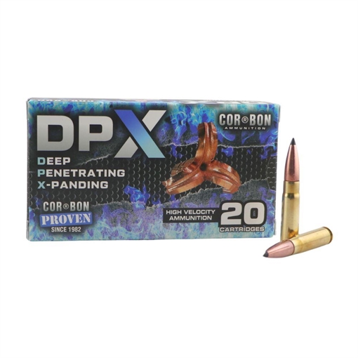 Cor-Bon DPX T-DPX Hunter Rifle Ammunition .300 Blackout 110gr PT 2400 fps 20/ct DPX300AAC110/20