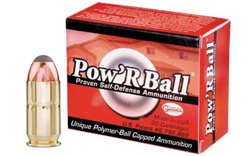 Corbon Ammo Pow'rBall, 45ACP +P, 165 Grain, Polymer-Tipped, 20 Round Box PB45165 PB45165/20