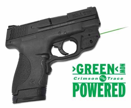 Crimson Trace Corporation Green Laserguard, Fits S&W Shield, User Installed, Black Finish 01-4490-1 LG-489G