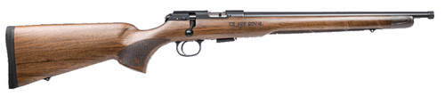 CZ 457 Royal .22 LR, 16" Threaded Barrel, Walnut, Blued, 5rd