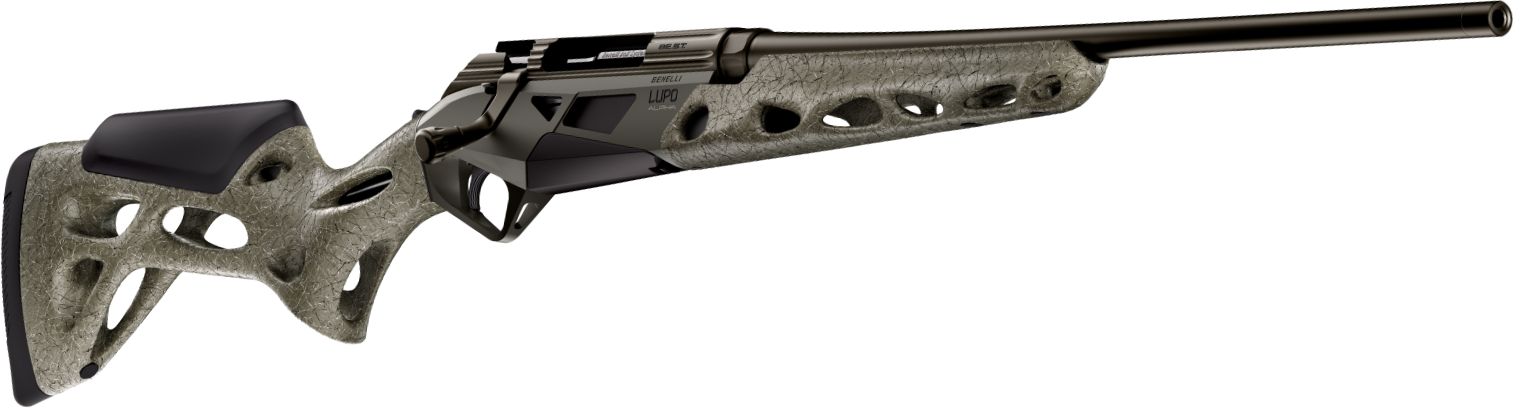 Benelli Lupo Alpha Special Edition Bolt Action Rifle 15614, 308 Win, 20", Lupo Alpha Stock, Crio Floating Barrel, Matte BE.S.T Dark-Grey Treated Steel, 5+1