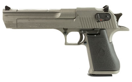 Magnum Research Desert Eagle, MK19, Single Action, Semi-automatic, Metal Frame Pistol, Full Size, 44 Magnum, 6" Barrel, Steel, Tungsten, Rubber Grips, Fixed Sights, Ambidextrous Thumb Safety, 8 Rounds, 1 Magazine, Ambidextrous, California Compliant DE44CAT