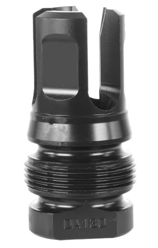 Dead Air Armament XENO 3-PRONG FLASH HIDER 9MM 5/8''X24 THREADS BLACK DA130