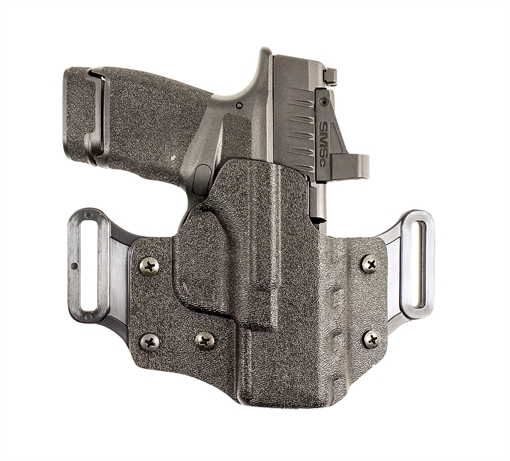 DeSantis Gunhide Veiled Partner OWB Black Kydex Belt Slide Fits Sig P320C/P250C Right Hand 195KA8HZ0