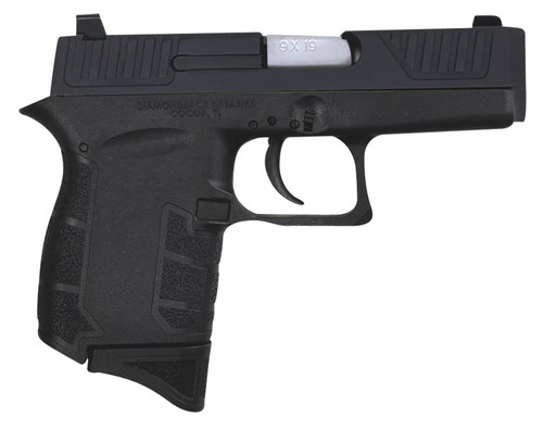 Diamondback DB9 9mm, 3" Barrel, Fixed Sights, Black, 6rd