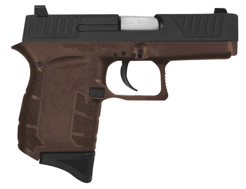 Diamondback DB9 G4 9mm, 3.1" Barrel, 3-Dot Sights, Midnight Bronze, 6rd