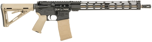 Diamondback DB15 5.56x45mm NATO 30+1 16" Chrome Moly Barrel, Black Hard Coat Anodized Receiver, FDE Magpul Carbine Stock & Grip DB175AK221