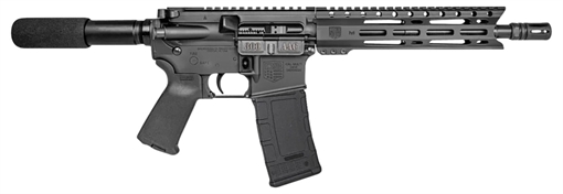 Diamondback DB15 300 Blackout 28+1 10", Black, Carbon Lower, 9" M-LOK Handguard, Padded Buffer Tube, Magpul Grip DB1915B001
