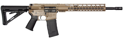 Diamondback DB15 300 Blackout, 16" Barrel, 12" KeyMod Rail, Flat Dark Earth, 30rd