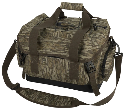 Drake Waterfowl HND Blind Bag Large Mossy Oak Bottomland Interior Storage Pockets, 3 Large Exterior Pockets, Carry Handles/Adj. Strap DA43000063
