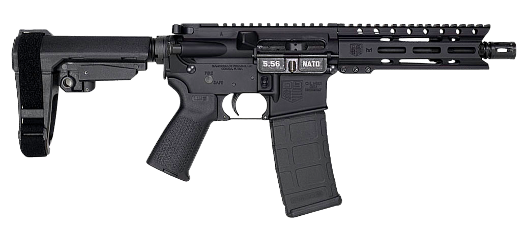 Diamondback Carbon DB15 Pistol DB1913K001, 5.56 NATO, 7in,SB Tactical SBA3 Brace, 30 Rds