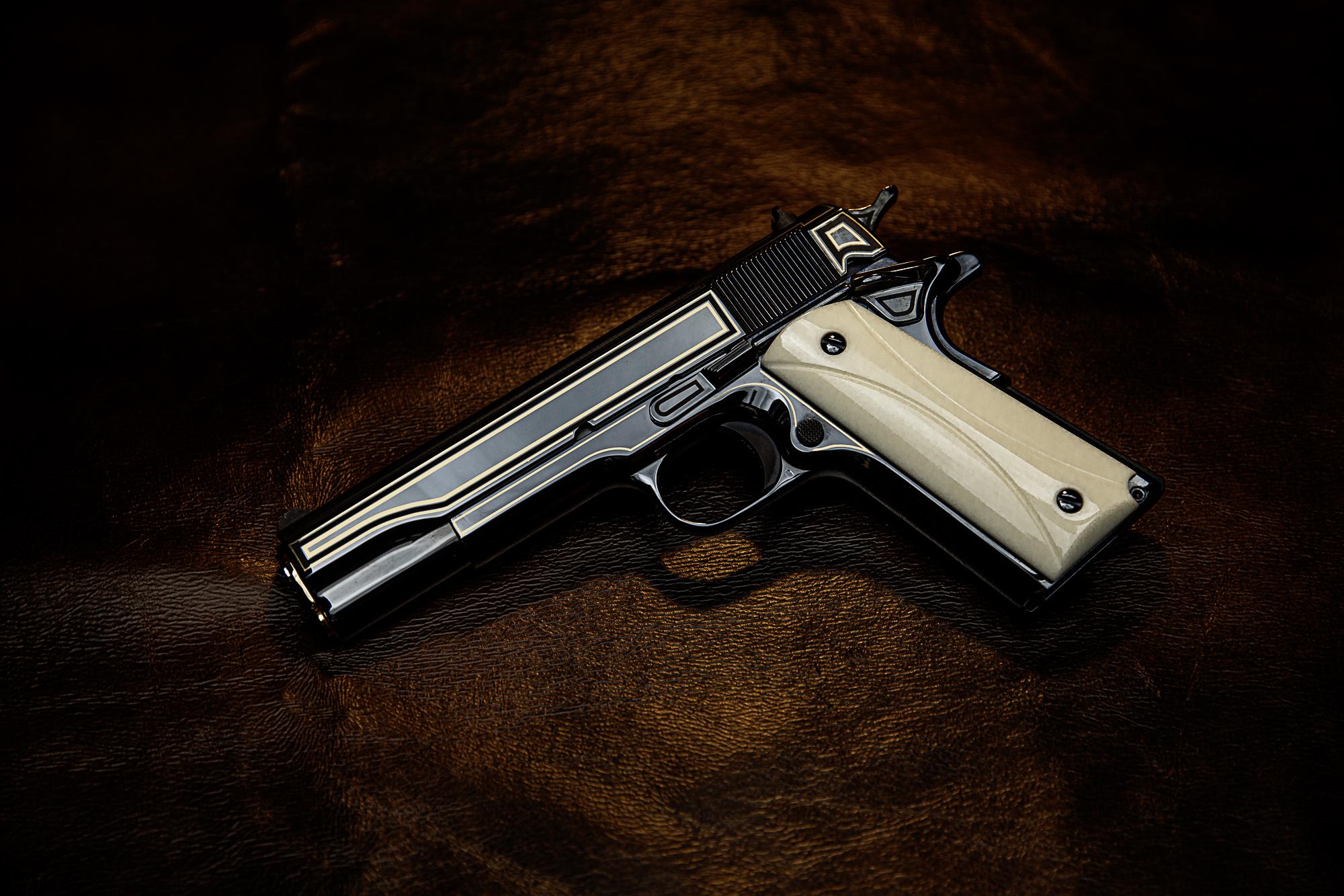 Colt 1991 Raymond J Wielgus Pistol O0911C-RJW, 45 ACP, 5in, Other Grips, 7 Rds