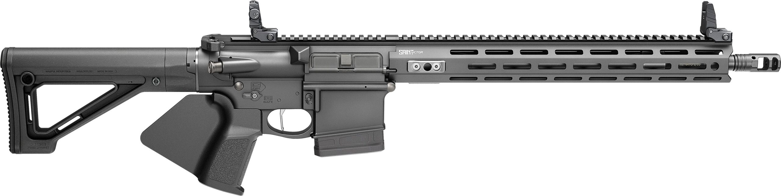 Springfield Saint Victor V2 Rifle STV916308BCA-V2, 308 Win, 16", Tactical Stock Magpul Fixed Stock, 10 Rds