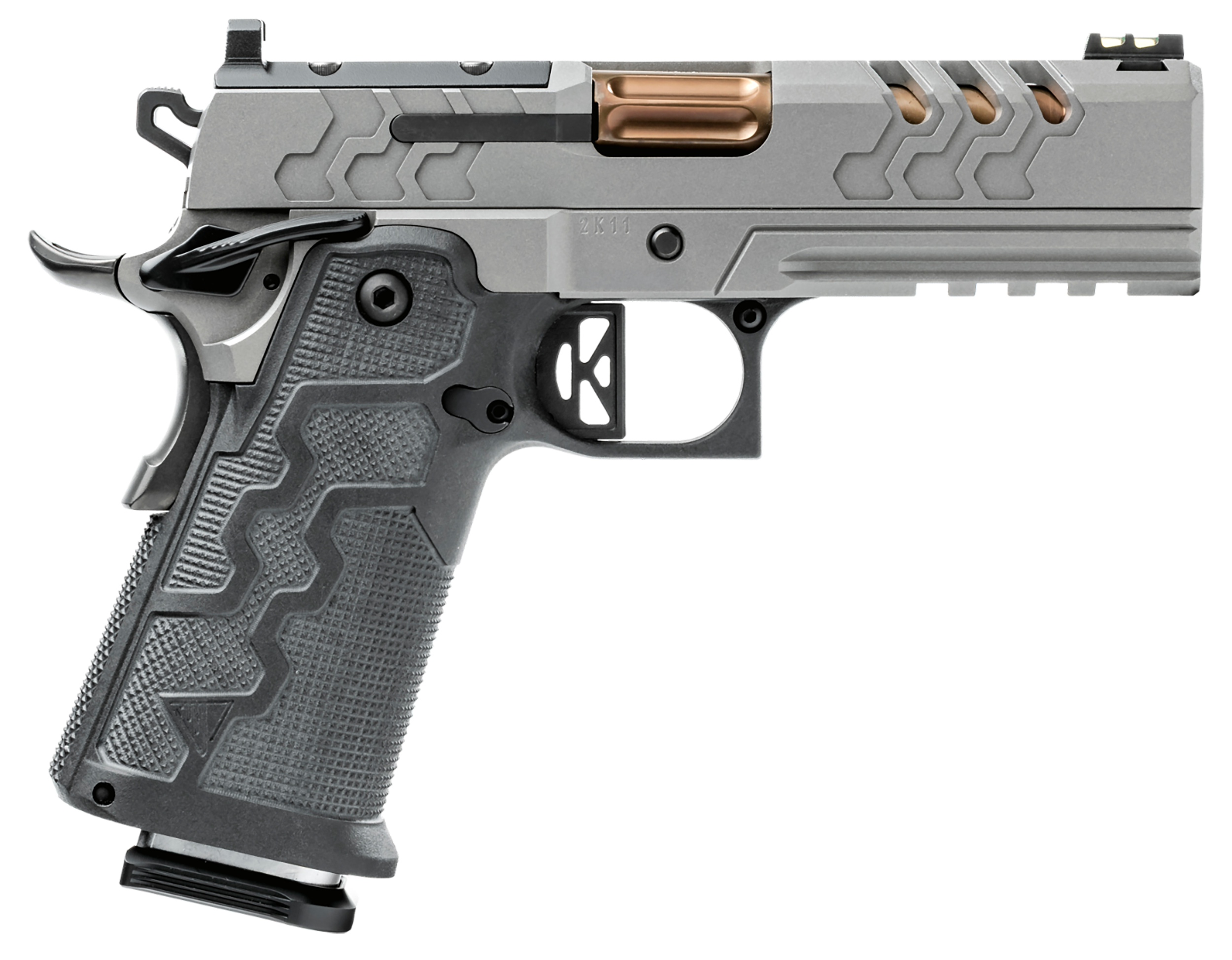 Kimber 2K11 Pro Optic Ready Pistol 3500058, 9mm, 4.25in, MJD Composite Grips, Matte KimPro Graphite Finish, 19 Rds