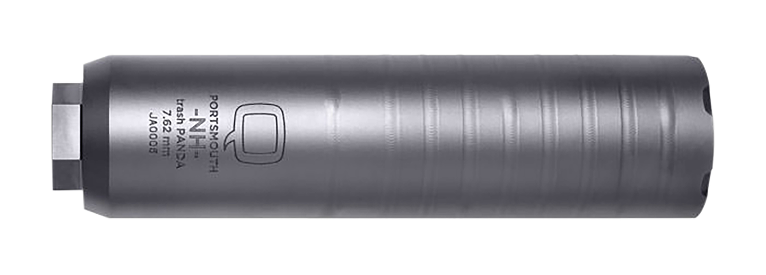 Q Trash Panda Titanium Suppressor 7.62mm, (Bead Blasted)