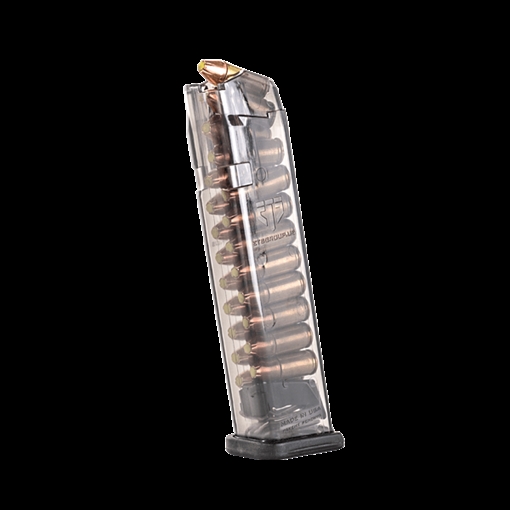 Elite Tactical Systems Group Elite Tactical Systems Group, Magazine, 9MM, 22 Round, Fits Glock 17/19/34 All Generations, Polymer, Clear, Competition Legal 140mm GLK-9-22