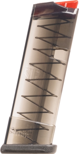 Elite Tactical Systems Group Magazine, 9MM, 9 Rounds, Fits Glock 43, All Generations, Polymer, Clear GLK-43-9 GLK439