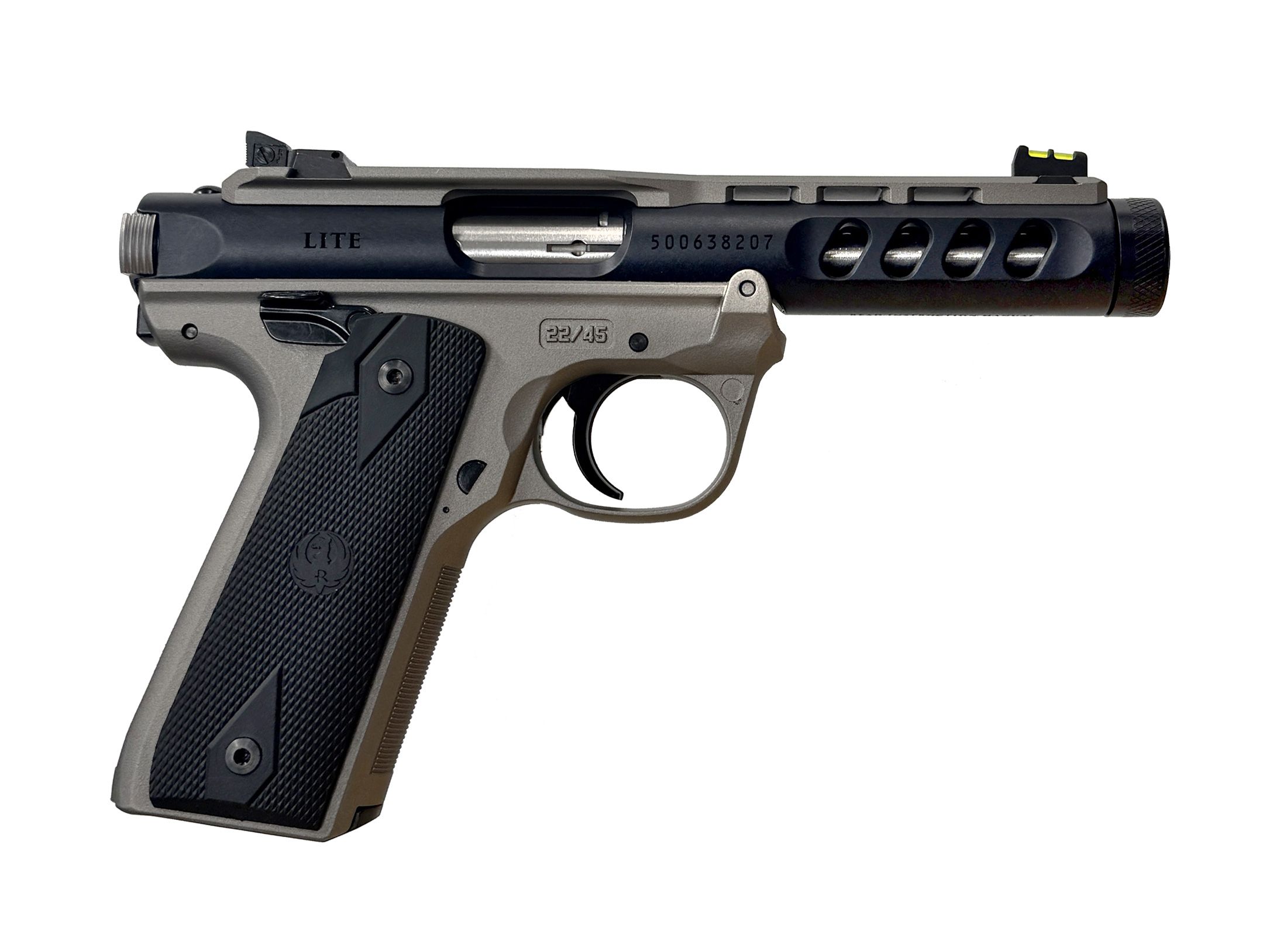 Ruger Mark IV 22/45 Lite Pistol 43960, 22LR, 4.4in, Synthetic Grips, 10 Rds