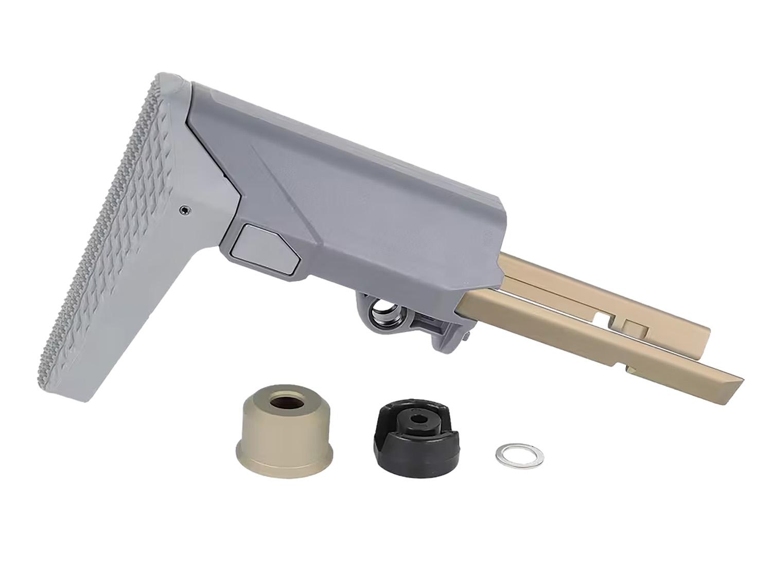 Q Honey Badger Stock Assembly ACCHBSTOCKASSEMBLY, Gray