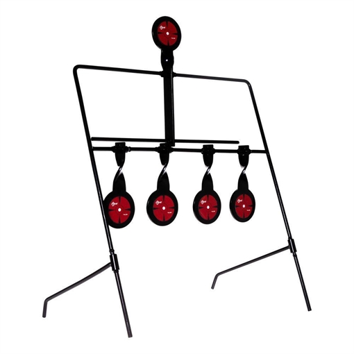 EZ-Aim Deflector Resetting Spinner Target System 16"W x 22.25"H Black/Red 15340