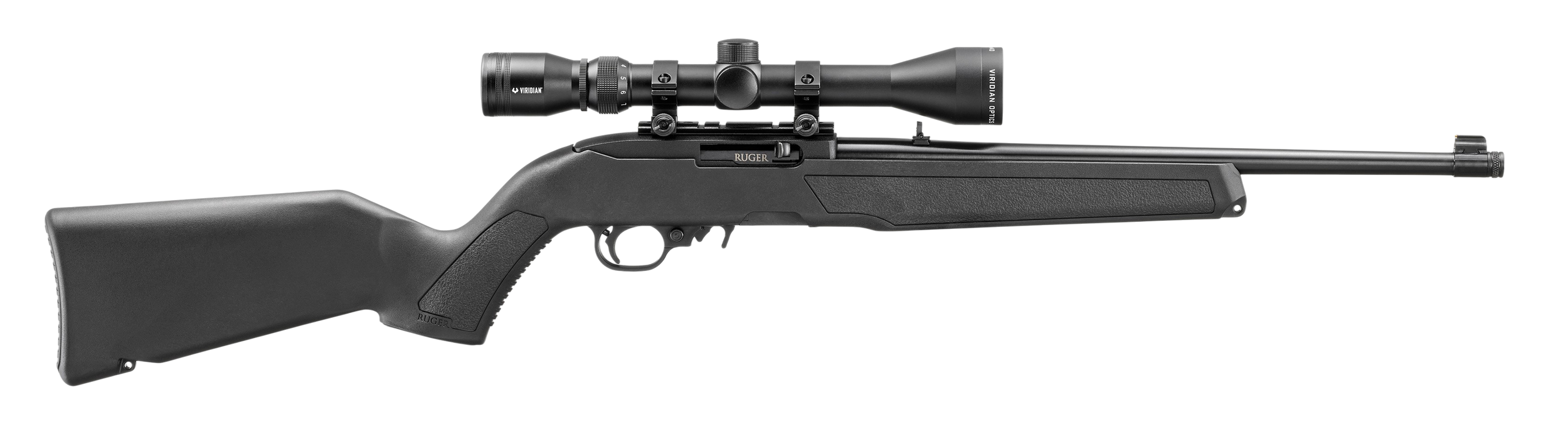 Ruger 10/22 Semi-Auto Rifle 32001, 22 Long Rifle, 16.4", Black M-LOK Stock, w/Viridian EON 3-9x40 Scope, 10 Rds