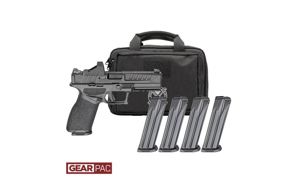 Springfield Echelon 4.0C Optic Ready Pistol EC9409B-15-PAC, 9mm, 4in, Black Polymer Grips, 15 Rds