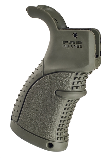 FAB Defense AG-43 Rubberized Pistol Grip for M16/M4/AR-15 Olive Drab Green FXAGR43G