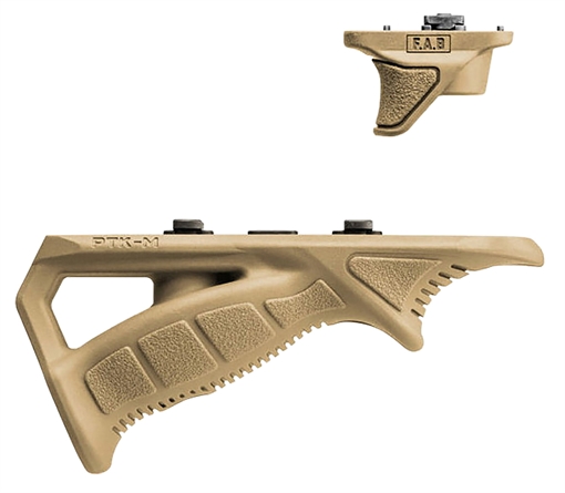 FAB Defense PTK-M Rubberized M-LOK Compatible Ergonomic Pointing Grip Combo Pack Flat Dark Earth FXPTKMCT