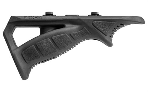 FAB Defense PTK Rubberized M-LOK Ergonomic Angled Grip Black Polymer Fits AR-Platform FXPTKMB