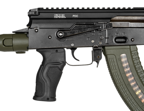 FAB Defense Gradus Rubberized Ergonomic AK Pistol Grip, Polymer, Black