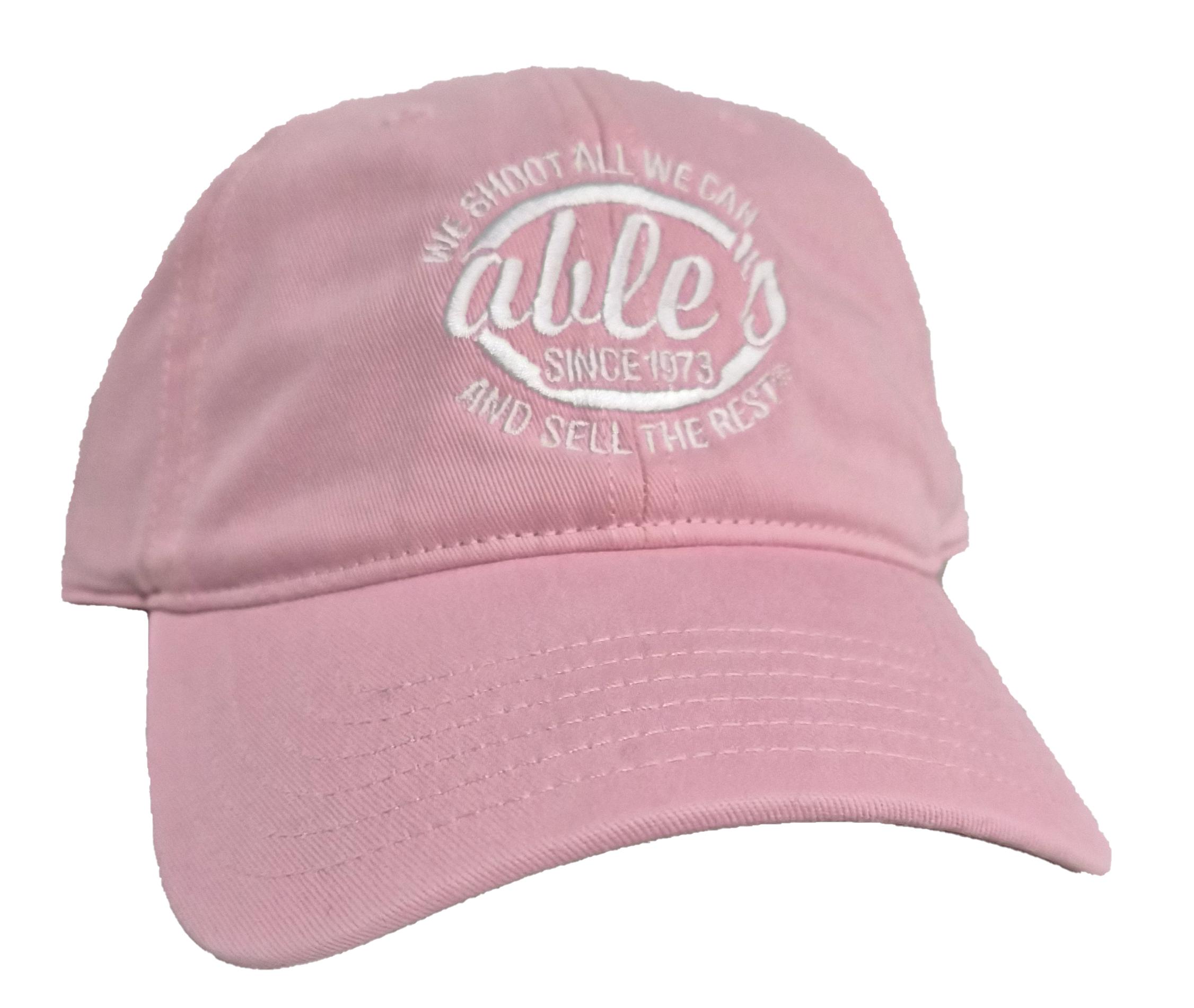 Able's Cap Full Fabric, Peached Cotton Twill, Pink, Hat (AC063)
