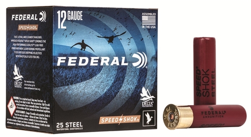 FEDERAL SPEED-SHOK HIGH VELOCITY STEEL 12GA 3-1/2" 1-3/8OZ T AMMO 25RD WF133 T