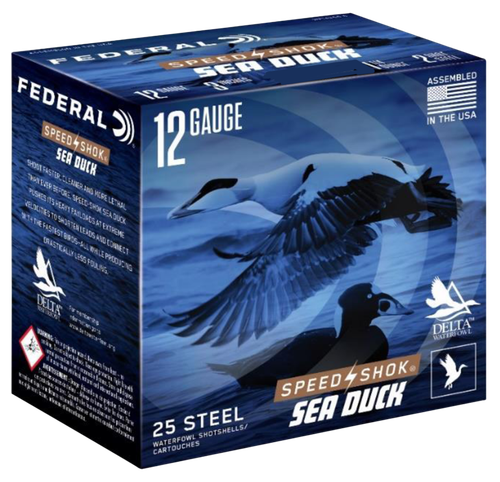 Federal Speed-Shok Sea Duck 12 Ga, 3", 1 1/4oz, 4 Shot, 25rd Box