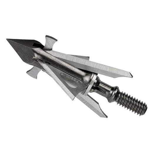 Muzzy Trocar 4-Blade HB-Hybrid Crossbow Broadhead 1" X 1 5/8" Cut 100 gr 3/pk 297