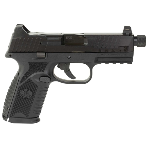 FN 509MT Mid-Size Frame 9mm Luger 10+1 4.50" Black Target Crown/Threaded Steel Barrel, Matte Black Optic Ready/Serrated Steel Slide, Matte Black Polymer Frame w/Picatinny Rail, Ambidextrous 66100838