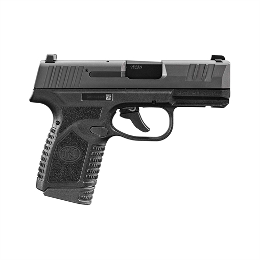FN America Reflex, Semi-automatic Pistol, Polymer Frame, Internal Hammer Fired, Single Action Only, Micro Compact, 9MM, 3.3" Cold Hammer Forged Barrel, PVD Finish, Black, Non-Manual Safety, Tritium Front Sight, 2 Dot Rear Sight, 2 Magazines, (1) 15 Round,