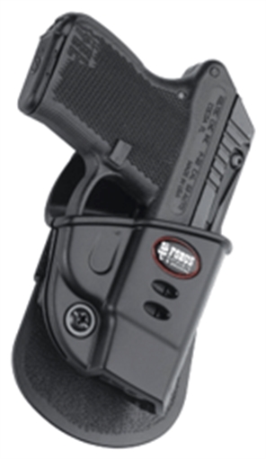Fobus E2 Paddle Holster, Fits Ruger LCP & Kel-Tec P-3AT 2nd Gen, Right Hand, Kydex, Black KT2G