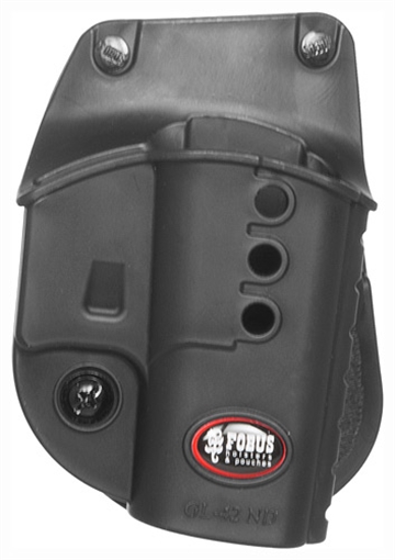 Fobus Standard Paddle Holster for Glock 42 Black Right Hand GL42ND
