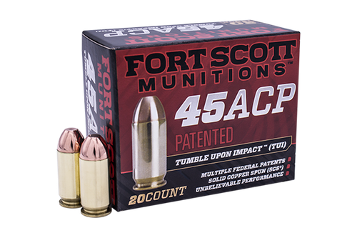 Fort Scott Munitions .45 ACP 180gr Pistol Ammunition 20 Rounds
