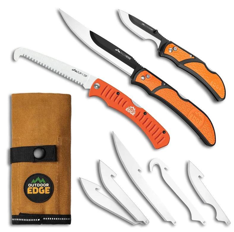 Outdoor Edge RazorGuide Pak™ LIGHTWEIGHT REPLACEABLE BLADE HUNTING KIT (RGP-1)