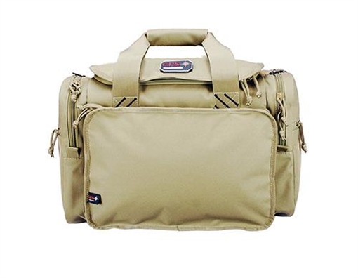 G-Outdoors Large Range Bag with Lift Ports & 4 Ammo Dump Cups-Tan GPS-2014LRBT
