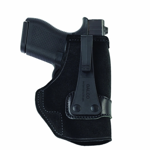 Galco Tuck-N-Go 2.0 IWB Black Leather Compatible w/ Sig P365/P365 SAS/Glock 42 UniClip/Stealth Clip Mount Ambidextrous TUC600B