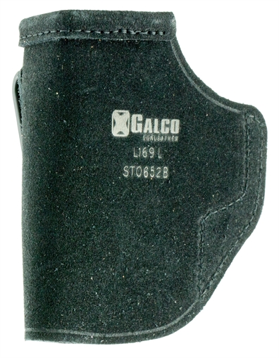 Galco Stow-N-Go IWB Black Leather Belt Clip Fits S&W M&P Shield/Walther PPS/S&W M&P Shield 2.0 Right Hand STO652B