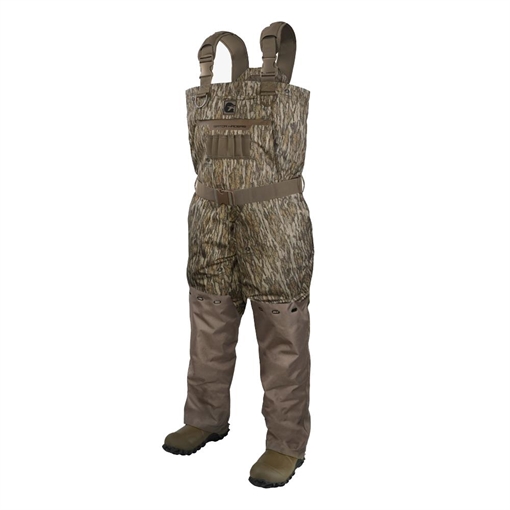 Gator Waders Shield Insulated Waders Mens Mossy Oak Bottomland Regular 8 SSIMBLR8