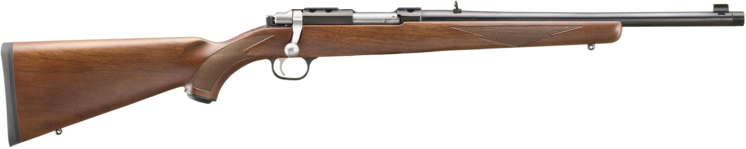 Ruger 77/44 Bolt Action Rifle 7428, 44 Rem Mag, 16", Walnut Stock, Blued Finish, Threaded, 4 Rds