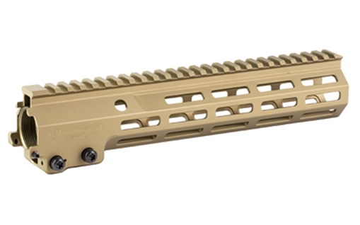 Geissele Automatics Super Modular Rail MK16 10.50" M-LOK, Desert Dirt Aluminum for AR Platform, Barrel Nut Included 051073S