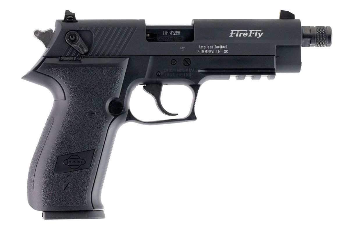 ATI GSG Firefly .22LR 4.9″ Threaded Barrel Semi-Automatic Pistol #GERG2210TFF