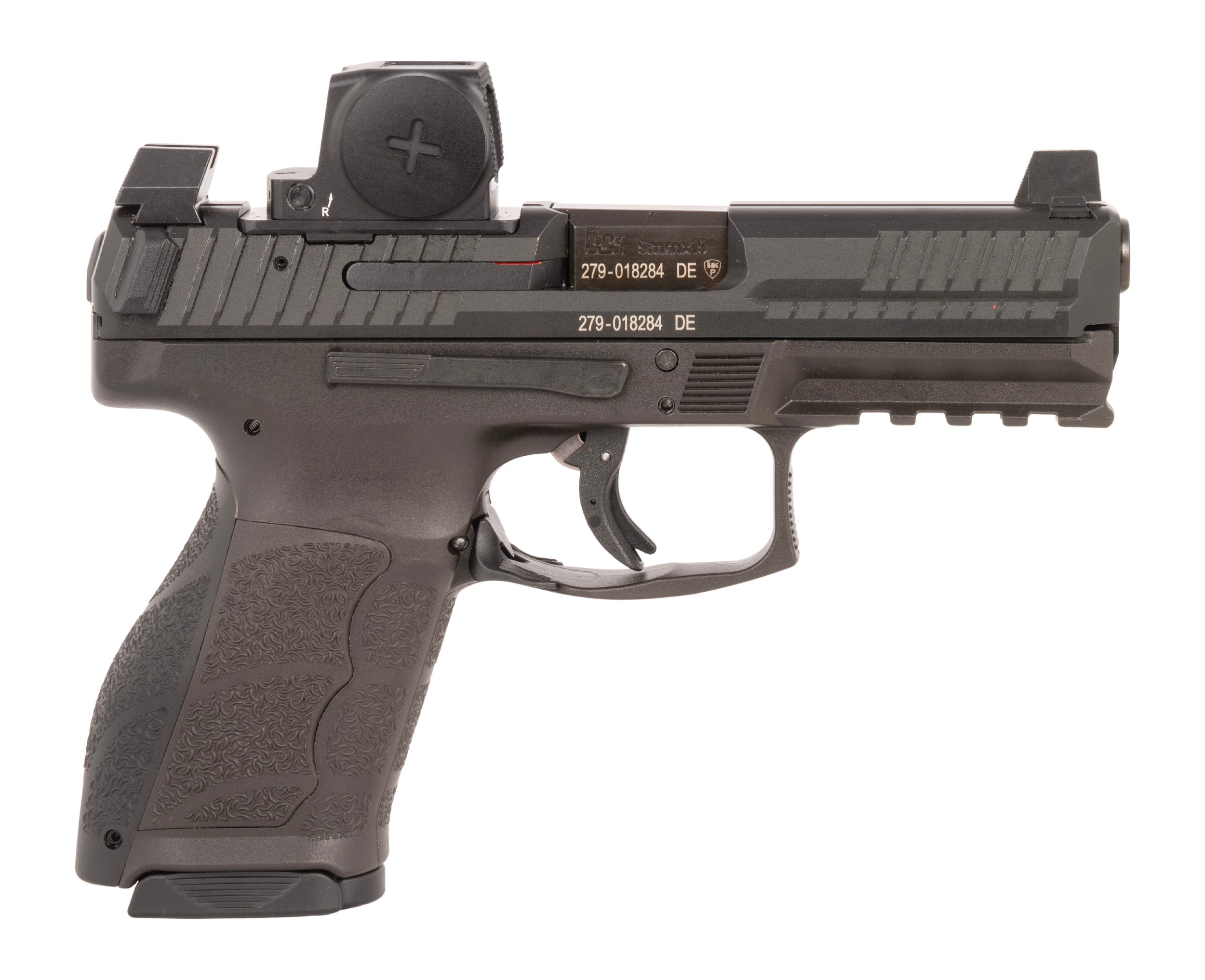 Heckler & Koch VP9A1 K w/Optic Pistol 81001349, 9mm, 4.09in, Interchangeable Backstrap Grips, Black Finish, 10 Rds